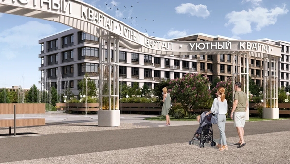 
  Продается 2-комн. квартира, 44.3 м², ЖК Уютный квартал, дом 1
. Фото 12.