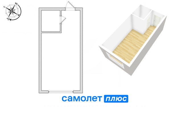 
  Продается студия, 29 м², ЖК Панорама, (Октябрьский, 32Б)
. Фото 8.