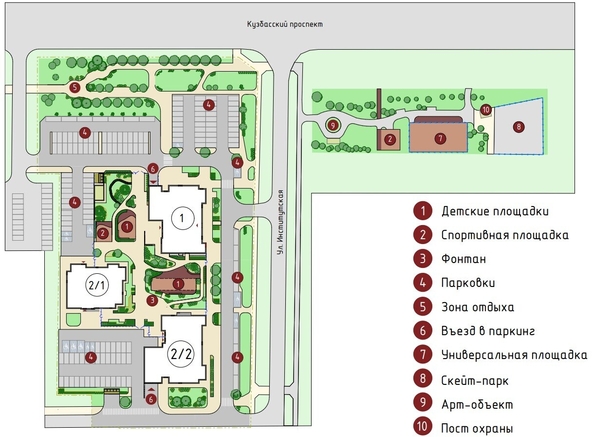 
  Продается 2-комн. квартира, 49.2 м², ЖК Чемпион-парк, дом 1
. Фото 15.