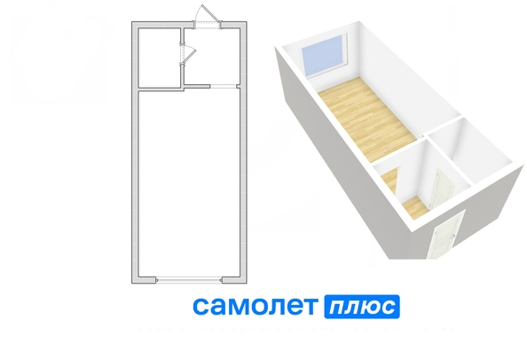 
  Продается студия, 22.6 м², Строителей б-р, д. 52
. Фото 9.