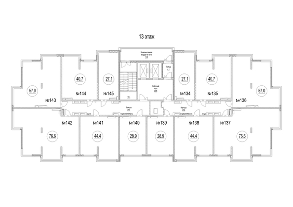 
  Продается 3-комн. квартира, 76.6 м², ЖК Сити-парк, дом 5
. Фото 1.