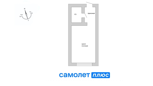 
  Продается студия, 24.7 м², Мичурина ул, д. 58к2
. Фото 2.