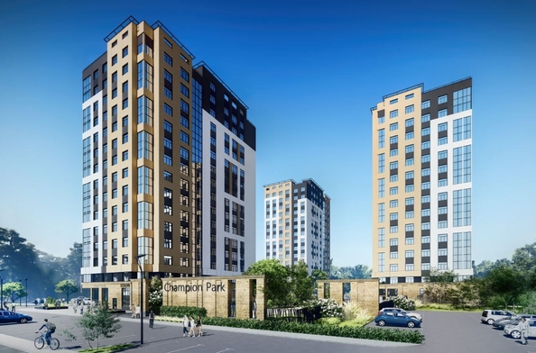 
  Продается 3-комн. квартира, 72.6 м², ЖК Чемпион-парк, дом 1
. Фото 4.