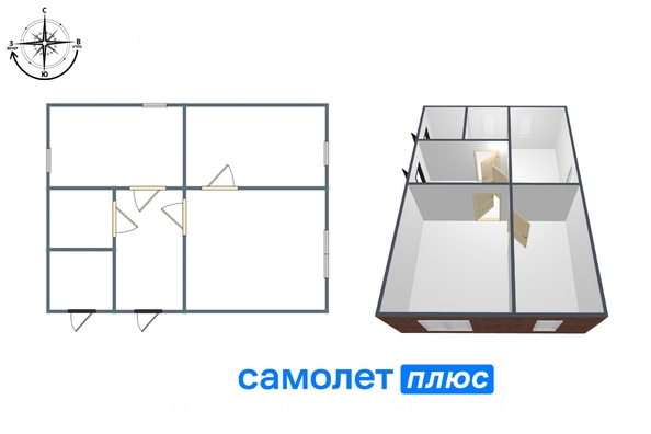 
  Продается дом, 48.7 м², Кемерово
. Фото 2.