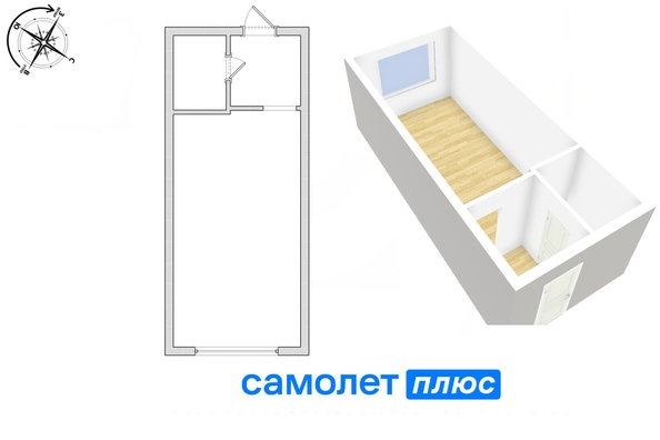 
  Продается студия, 23 м², Ленинградский пр-кт, д. 14
. Фото 7.