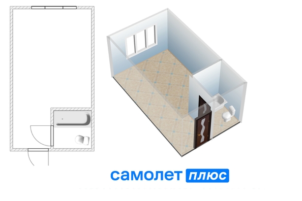 
  Продается 1-комн. квартира, 16.4 м², Ленина пр-кт, д. 135Б
. Фото 13.
