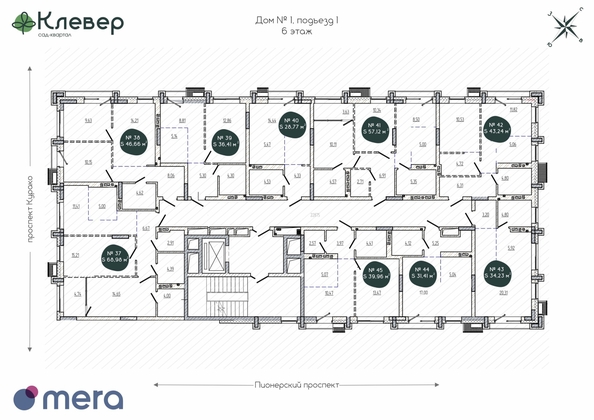 
  Продается 1-комн. квартира, 31.41 м², ЖК Клевер
. Фото 1.