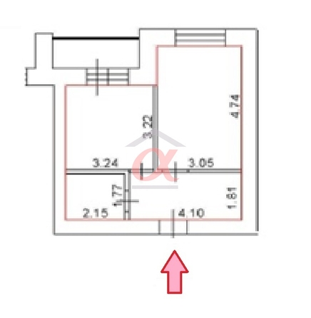 
  Продается 1-комн. квартира, 36 м², Строителей б-р, д. 60к4
. Фото 13.
