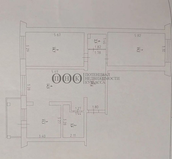 
  Продается 3-комн. квартира, 88.9 м², Молодежный пр-кт, д. 27а
. Фото 1.