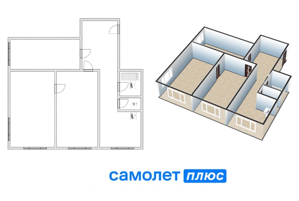 
  Продается 3-комн. квартира, 80.5 м², Ульяны Громовой ул, д. 11
. Фото 30.