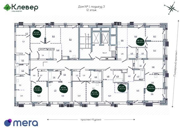 
  Продается 1-комн. квартира, 30.71 м², ЖК Клевер
. Фото 1.