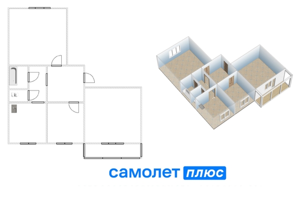 
  Продается 3-комн. квартира, 69.8 м², Ленина пр-кт, д. 146/1
. Фото 28.