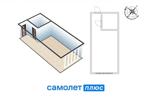 
  Продается студия, 30.1 м², ЖК Южный, дом Ю-6
. Фото 14.