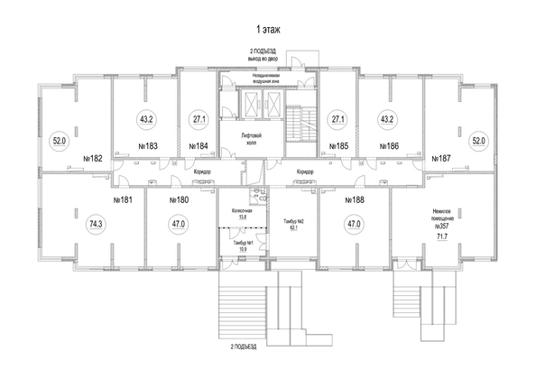 
  Продается 1-комн. квартира, 52 м², ЖК Новоильинка
. Фото 1.