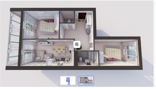 
  Продается 3-комн. квартира, 67.5 м², Химиков пр-кт, д. 83/3
. Фото 8.