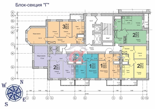 
  Продается 2-комн. квартира, 38.9 м², ЖК Верхний бульвар, дом 7 блок-секции  «Г»
. Фото 36.
