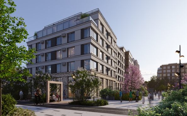 
  Продается 2-комн. квартира 52.1 м², в ЖК Уютный квартал, дом 3. Фото 5.