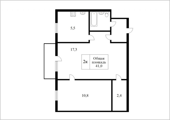 
  Продается 2-комн. квартира 43.7 м². Фото 15.