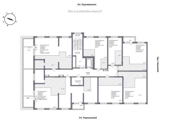 
  Продается 2-комн. квартира 42.8 м², в ЖК Уютный квартал, дом 2. Фото 1.