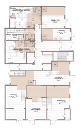 
  Продается торговая площадь 50.1 м², в ЖК Уютный квартал, дом 2. Фото 1.