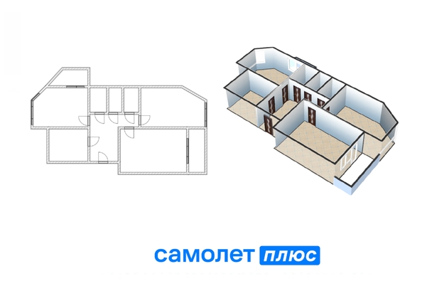 
  Продается 3-комн. квартира 62.3 м². Фото 25.
