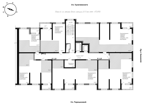 
  Продается 3-комн. квартира 77.5 м², в ЖК Уютный квартал, дом 2. Фото 8.