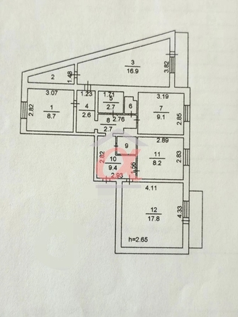 
  Продается 4-комн. квартира 83.7 м². Фото 21.