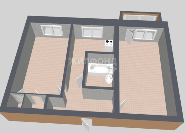 
  Продается 2-комн. квартира 45 м². Фото 22.