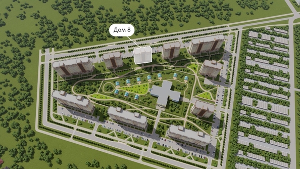 
  Продается 3-комн. квартира 76.6 м², в ЖК Сити-парк, дом 8. Фото 3.