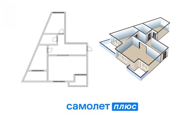 
  Продается 3-комн. квартира 82.4 м². Фото 42.
