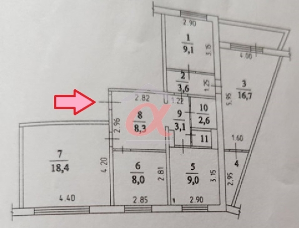 
  Продается 4-комн. квартира 82.7 м². Фото 37.