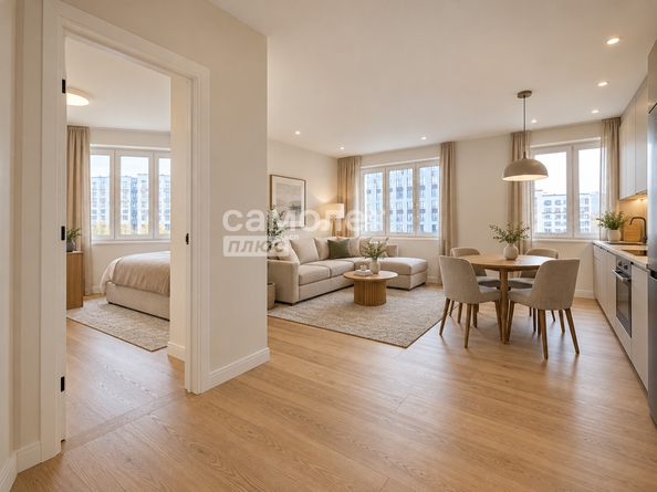
  Продается 2-комн. квартира 42.2 м², в ЖК Южный, дом Ю-17. Фото 15.