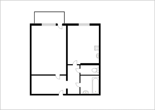 
  Продается 1-комн. квартира 40 м². Фото 32.
