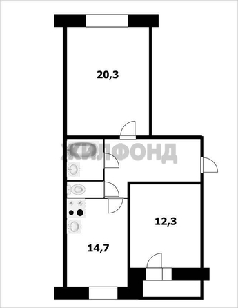 
   Продам 3-комнатную, 61.8 м², Ивлева ул, 160

. Фото 8.