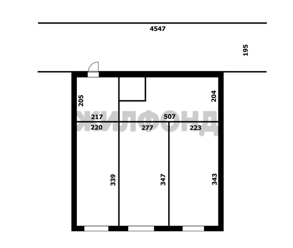 
   Продам 3-комнатную, 38.9 м², Центральная ул, 6/2

. Фото 9.