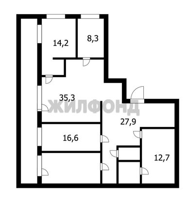 
   Продам 3-комнатную, 151.1 м², Советская ул, 56

. Фото 30.