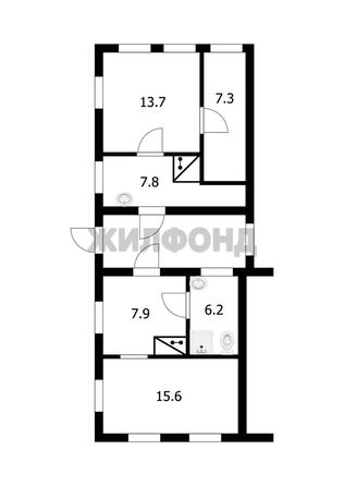 
   Продам дом, 58.5 м², Новосибирск

. Фото 5.