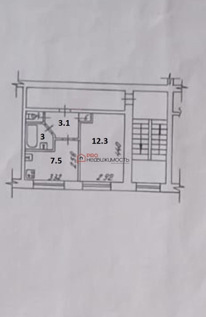 
   Продам 1-комнатную, 26.5 м², Петухова ул, 55

. Фото 14.