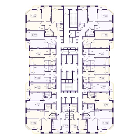 
   Продам 2-комнатную, 46.41 м², Астон. Шесть звёзд, 1

. Фото 1.