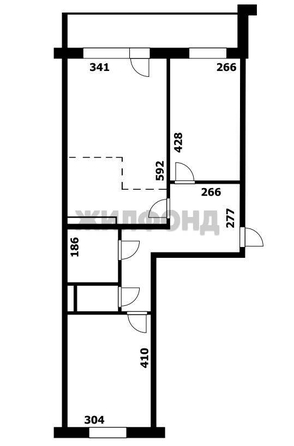 
   Продам 3-комнатную, 59.4 м², Междуреченская ул, 5/1

. Фото 7.