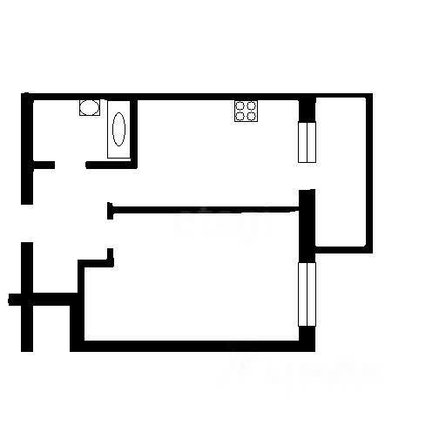 
  Сдам в аренду 1-комнатную квартиру, 38 м², Новосибирск

. Фото 13.