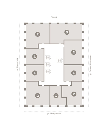 
   Продам 3-комнатную, 90.47 м², Мылзавод, дом 9

. Фото 1.