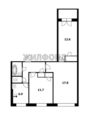 
   Продам 3-комнатную, 59.4 м², Терешковой ул, 10

. Фото 32.