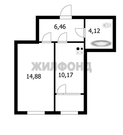 
   Продам 1-комнатную, 35.9 м², Планетная ул, 55/2

. Фото 10.