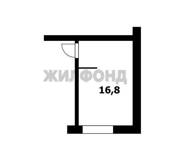 
  Продается комната, 16.8 м², Сибиряков-Гвардейцев ул, д. 64
. Фото 2.