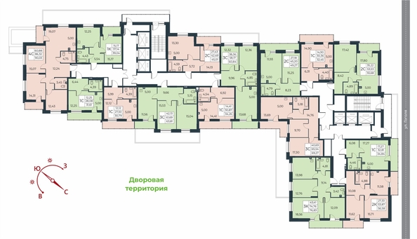 
  Продается 4-комн. квартира, 90.03 м², ЖК Рубин
. Фото 1.