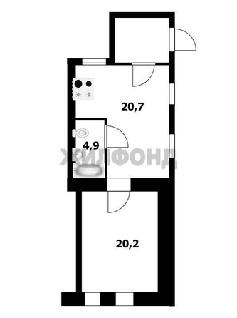 
  Продается дом, 65 м², Новосибирск
. Фото 11.