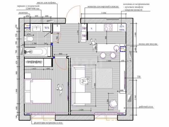 
  Продается 1-комн. квартира, 47.6 м², Шевченко ул, д. 2
. Фото 6.