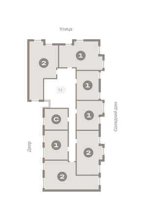 
  Продается 1-комн. квартира, 62.42 м², ЖК Пшеница, 6.1
. Фото 1.