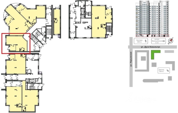 
  Сдается торговая площадь, 56 м², Дуси Ковальчук ул, д. 242
. Фото 3.